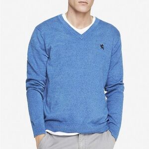 Men's Express Blue V-Neck Sweater